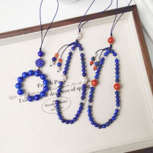 lapis lazuli phone charm
