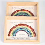 crystal rainbow art frame