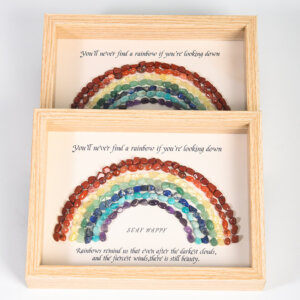 crystal rainbow art frame